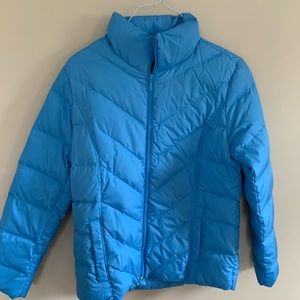 NWT Lands End Blue Puffer Jacket Small